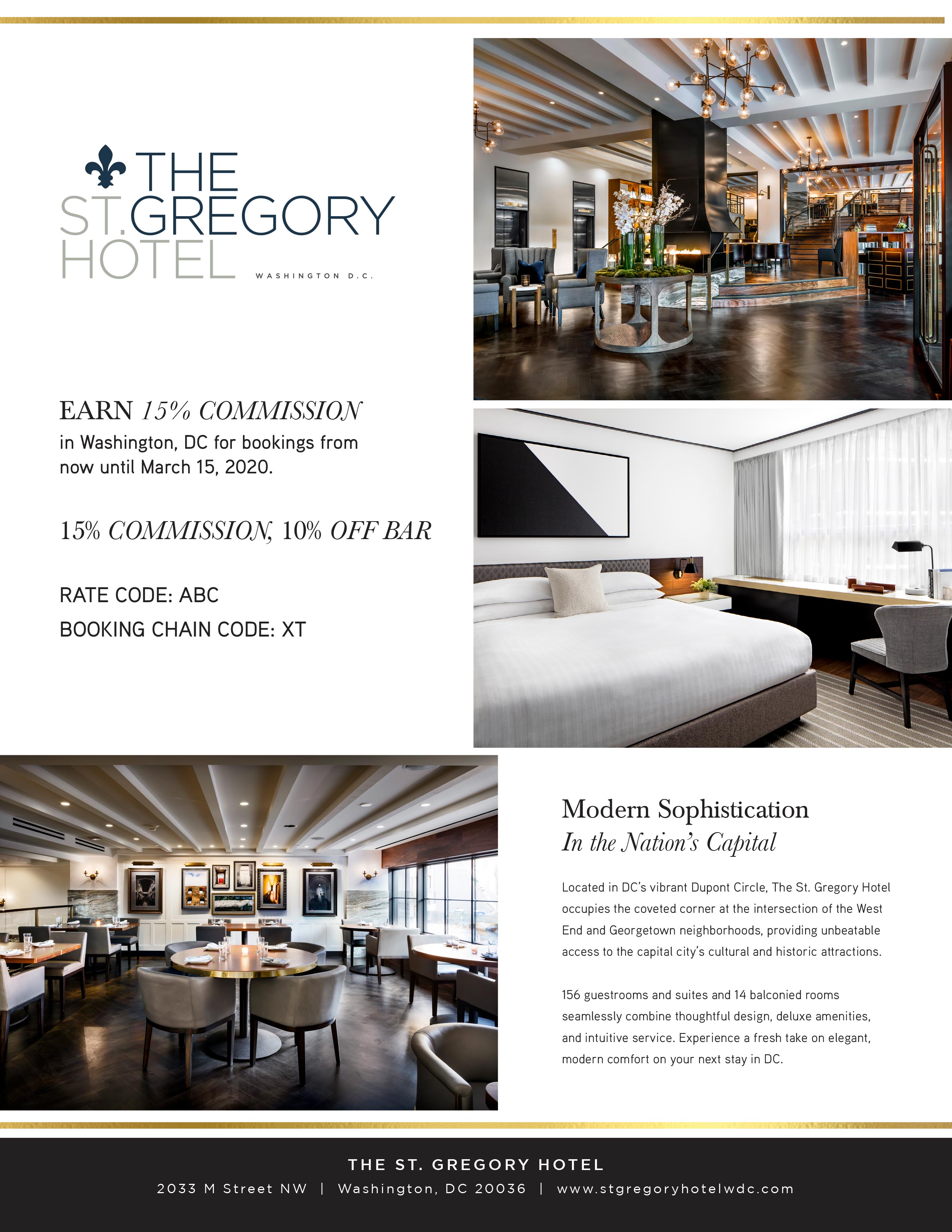 The St Gregory Hotel Dupont Circle - 1/28 PRS - ABC Global Services