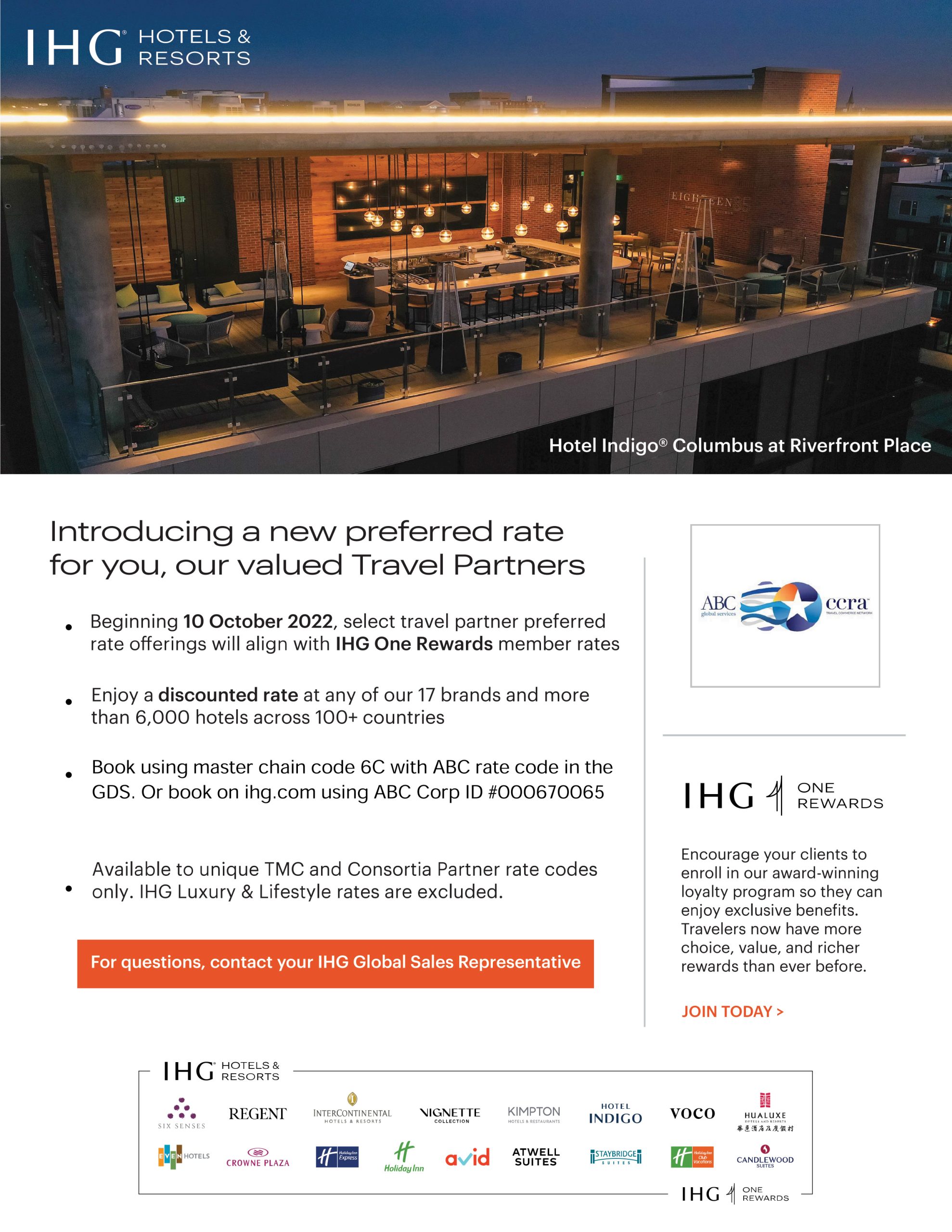 ihg travel agency rates