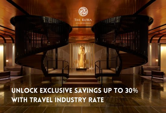 30% with Travel Industry Rate