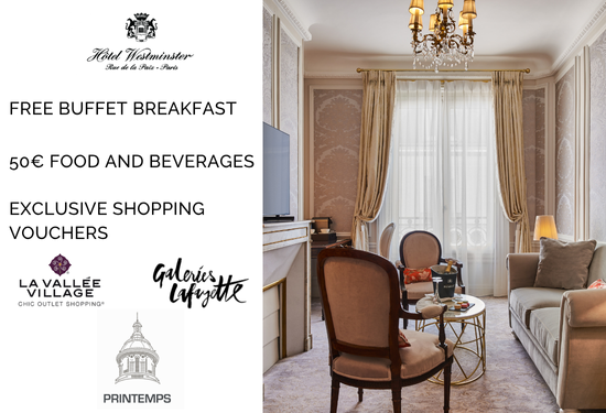 Hot Deals clients _ ABC 550 x 375 Hotel Westminster Paris